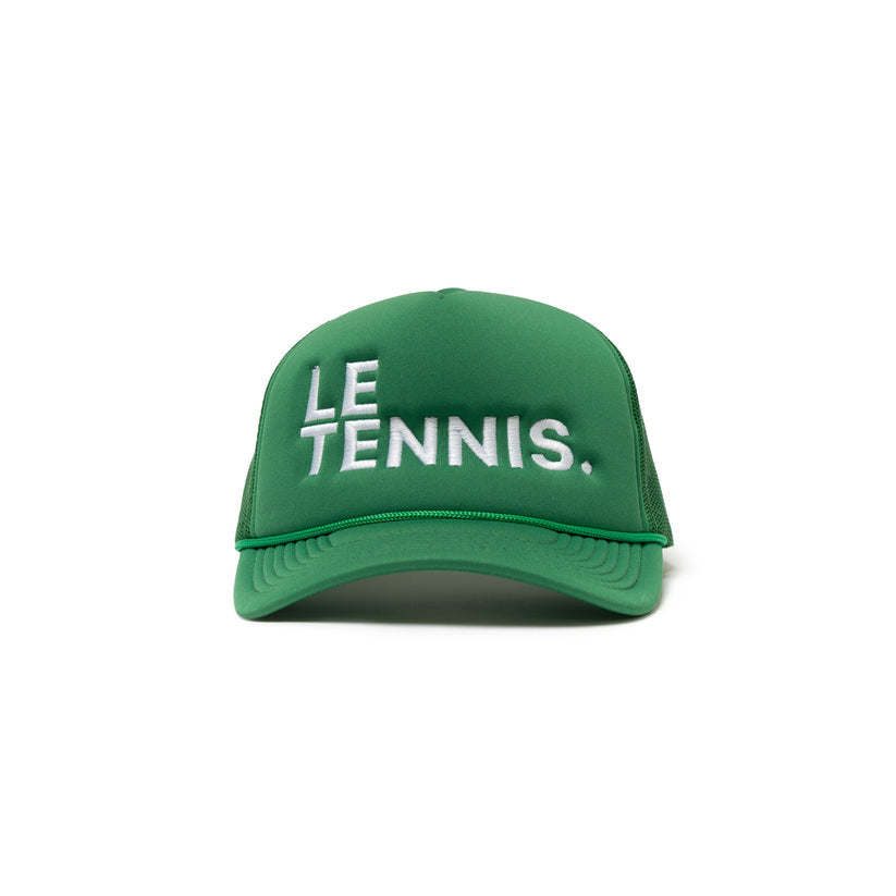 Le Tennis Hat Foam Round Brim Snapback
