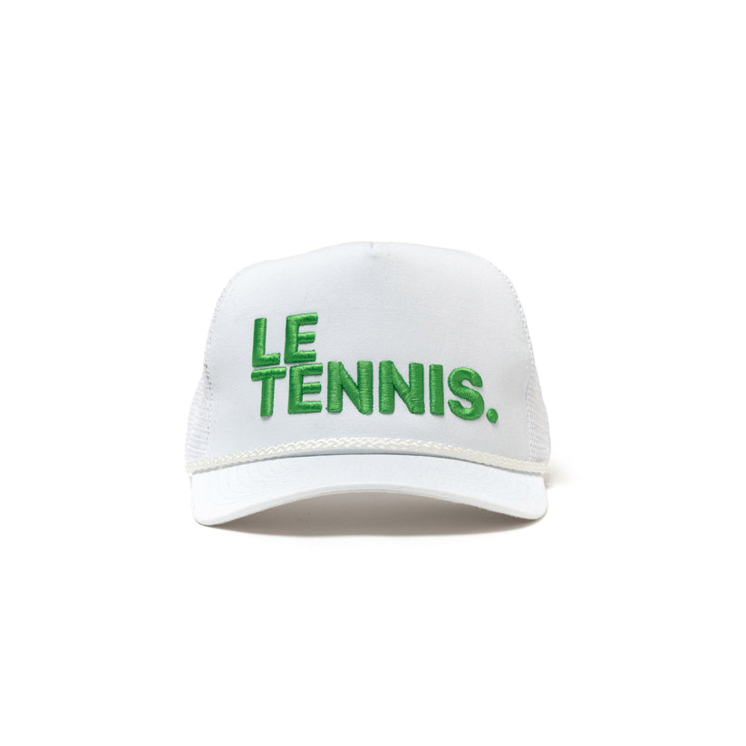 Le Tennis Hat Canvas Round Brim Snapback