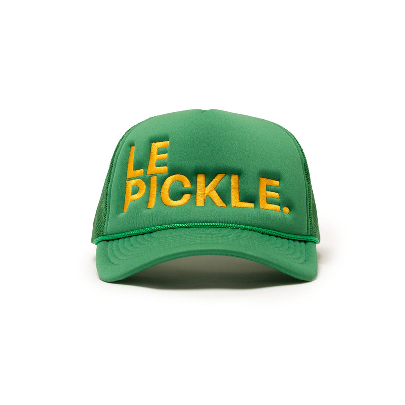 Le Pickle Hat Foam Round Brim Snapback