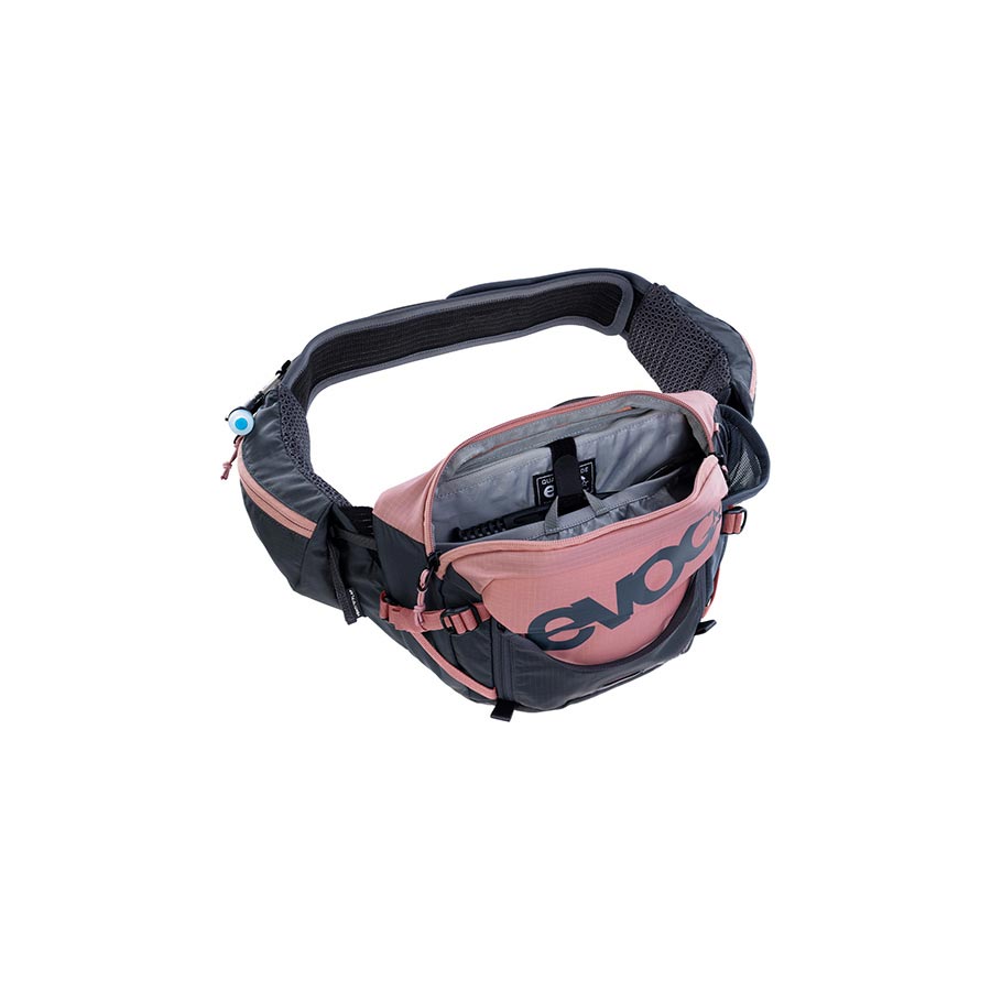 EVOC, Hip Pack Pro 3 +1.5L Bladder, Hip Pack, 3L, Included (1.5L), Black