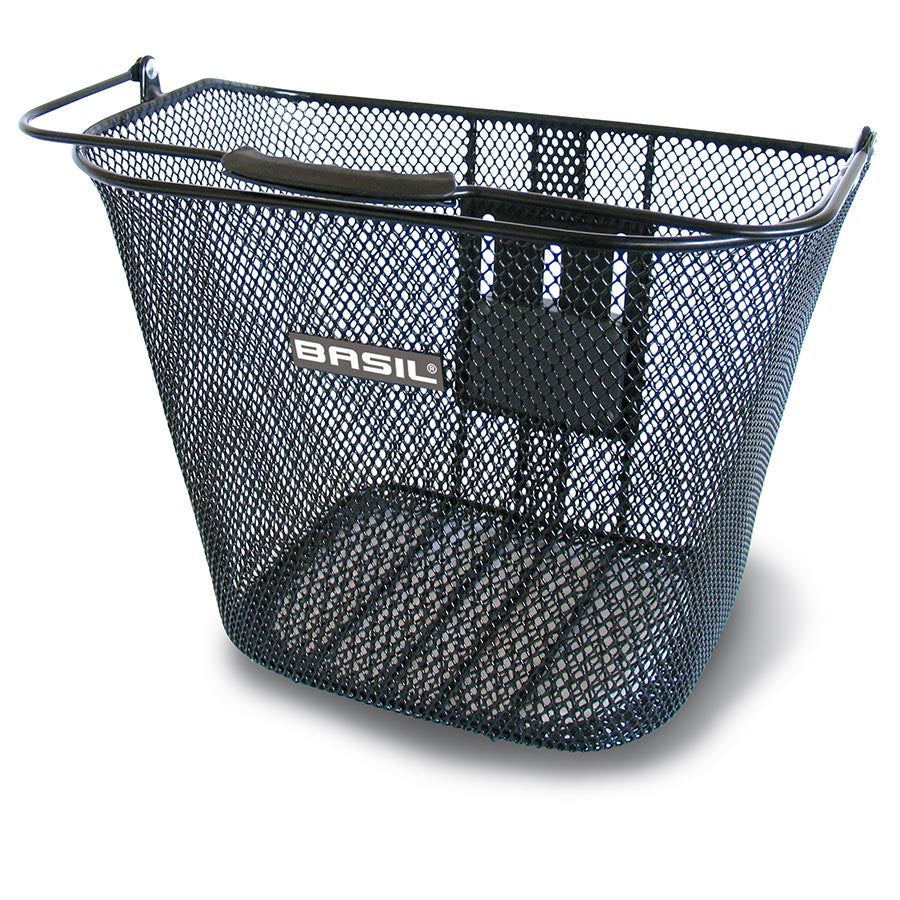 Basil Bremen Front Basket Black
