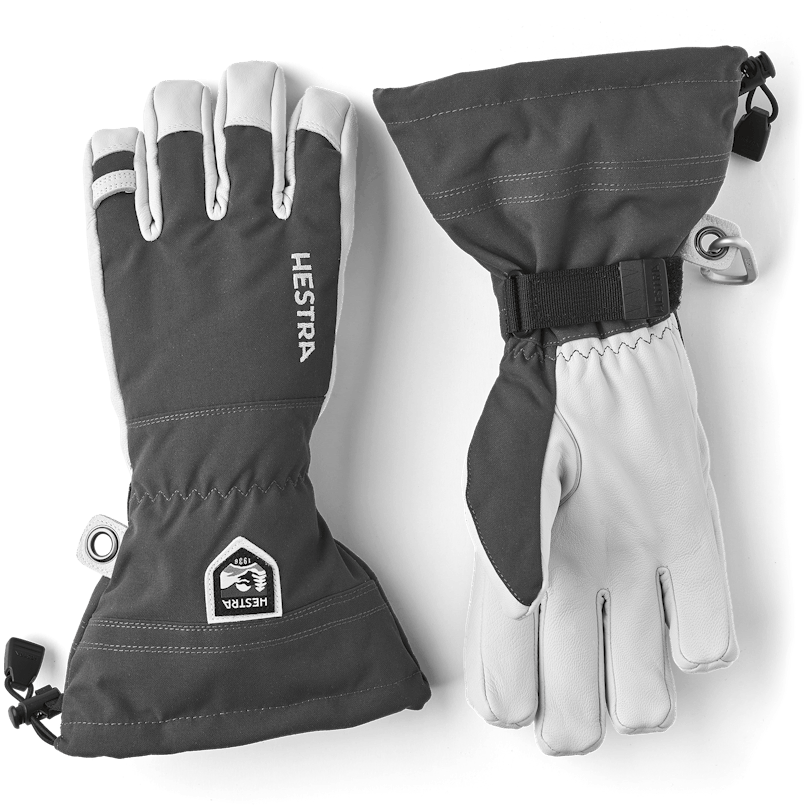 Grey Hestra Heli Glove 2026