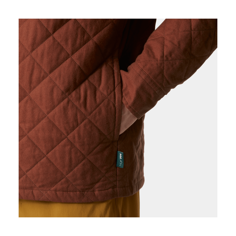 Helly Hansen Men's Isfjord Insulated Shacket 2025-Snowboard/Ski Clothing-S-301 Iron Oxide-Kunstadt Sports