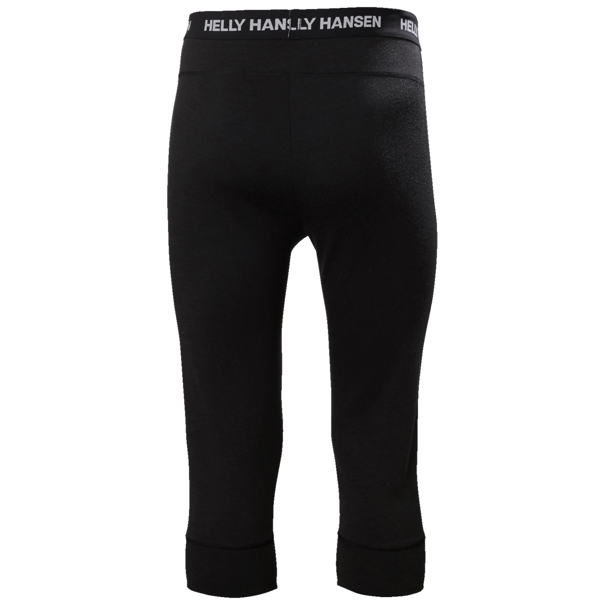 Helly Hansen Men's Lifa Merino Midweight 3/4 Pant 2025-Snowboard/Ski Clothing-S-990 Black-Kunstadt Sports