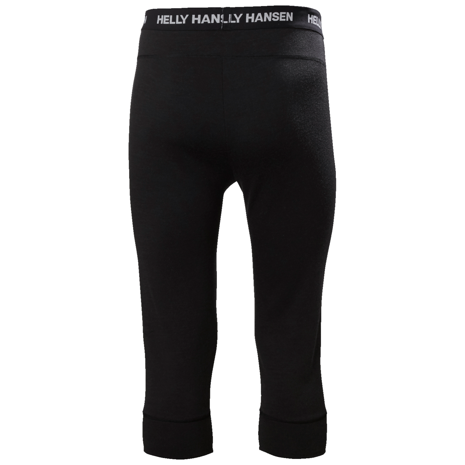 Helly Hansen Men's Lifa Merino Midweight 3/4 Pant 2025-Snowboard/Ski Clothing-S-990 Black-Kunstadt Sports