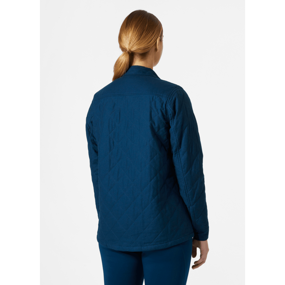 Helly Hansen Women's Isfjord Insulated Shacket 2025-Snowboard/Ski Clothing-S-584 Ocean-Kunstadt Sports