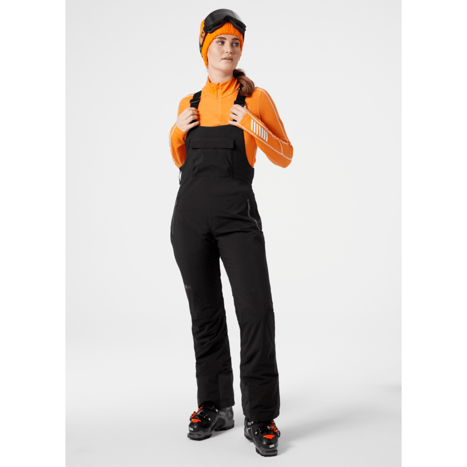 Helly Hansen Women's Legendary Insulated Bib Pant 2025-Snowboard/Ski Clothing-S-990 Black-Kunstadt Sports