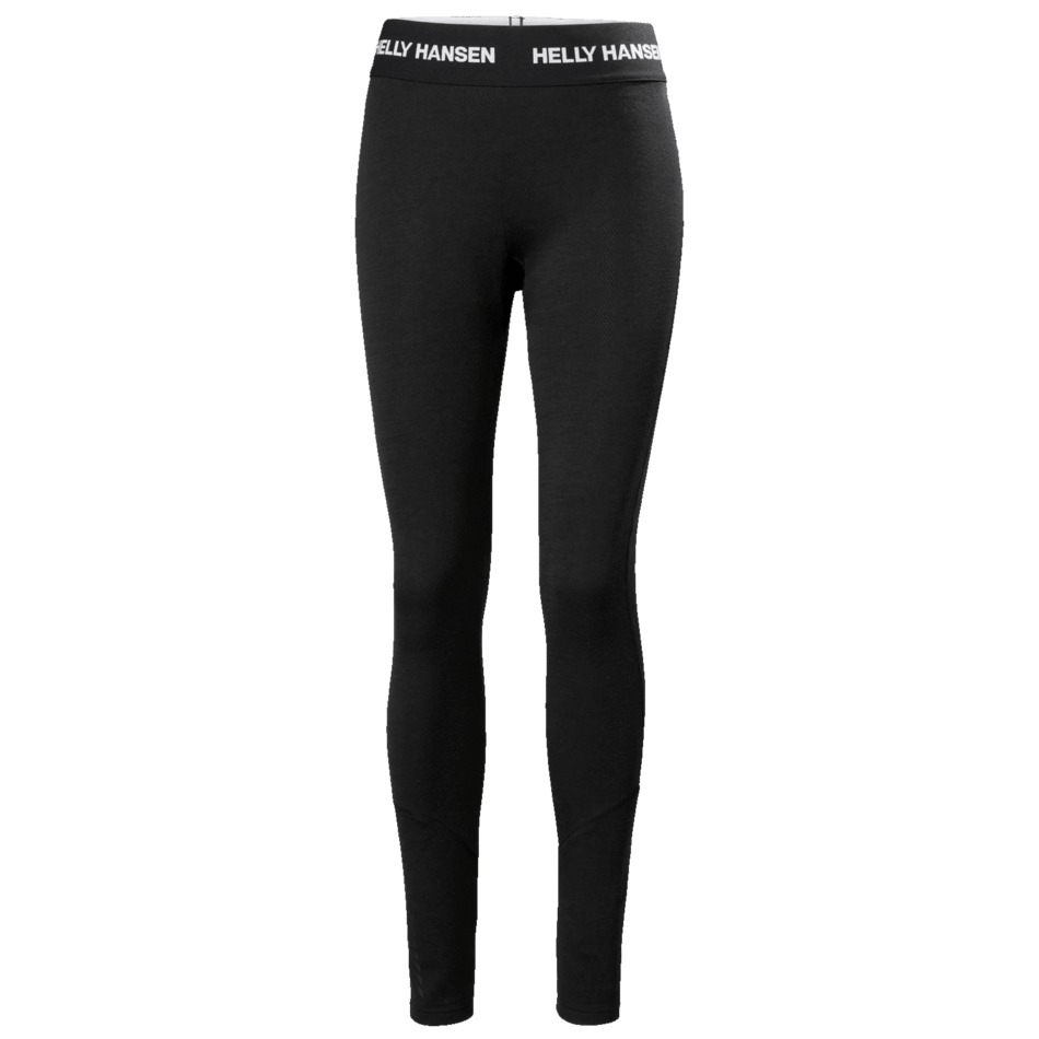 Helly Hansen Women's Lifa Merino Midweight Pant 2025-Snowboard/Ski Clothing-XS-990 Black-Kunstadt Sports