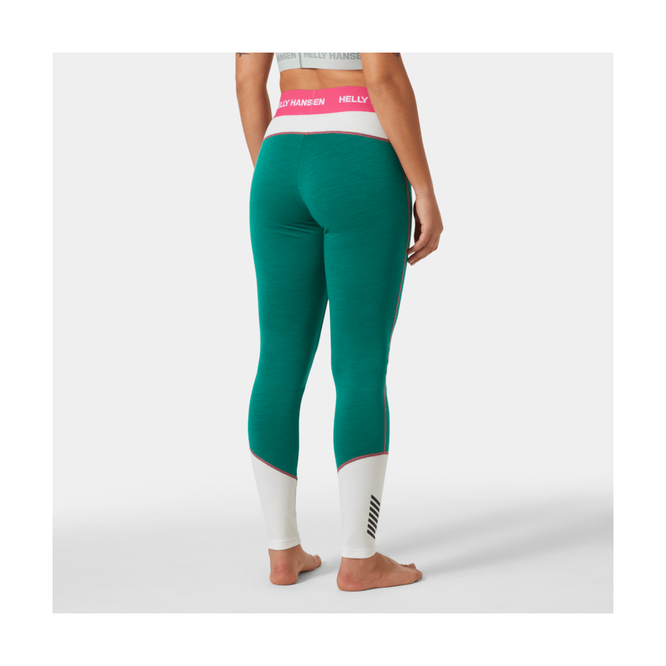 Helly Hansen Women's Lifa Merino Midweight Pant 2025-Snowboard/Ski Clothing-XS-439 Emerald-Kunstadt Sports