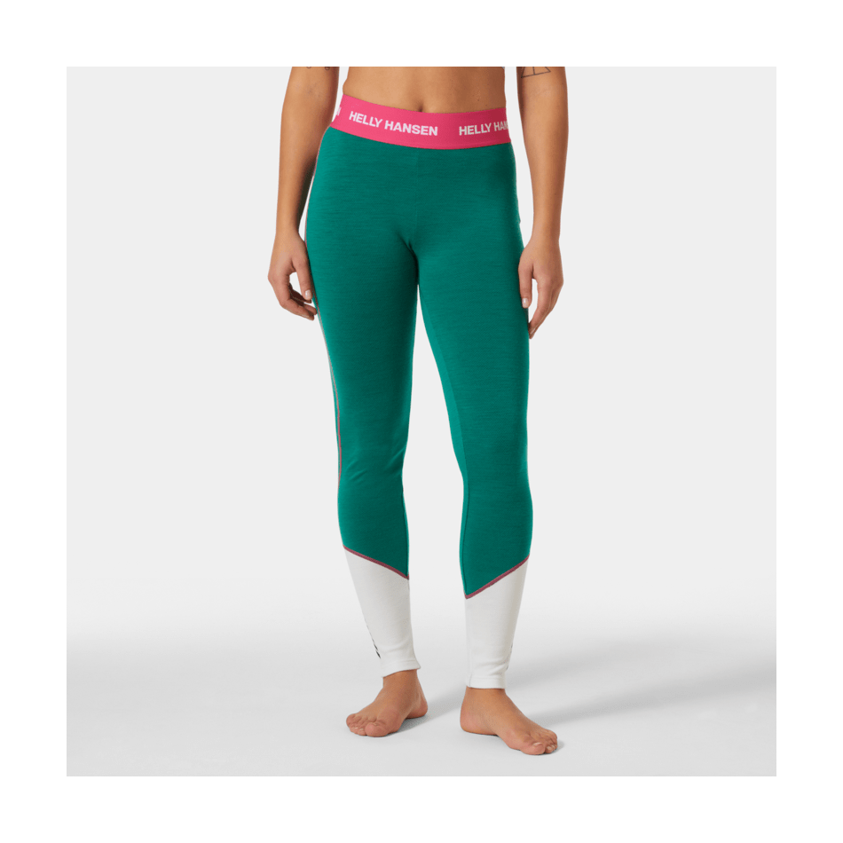 Helly Hansen Women's Lifa Merino Midweight Pant 2025-Snowboard/Ski Clothing-XS-439 Emerald-Kunstadt Sports