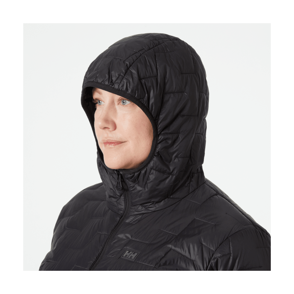 Helly Hansen Women's Lifaloft Hooded Insulator Jacket 2025-Snowboard/Ski Clothing-S-991 Black Matte-Kunstadt Sports