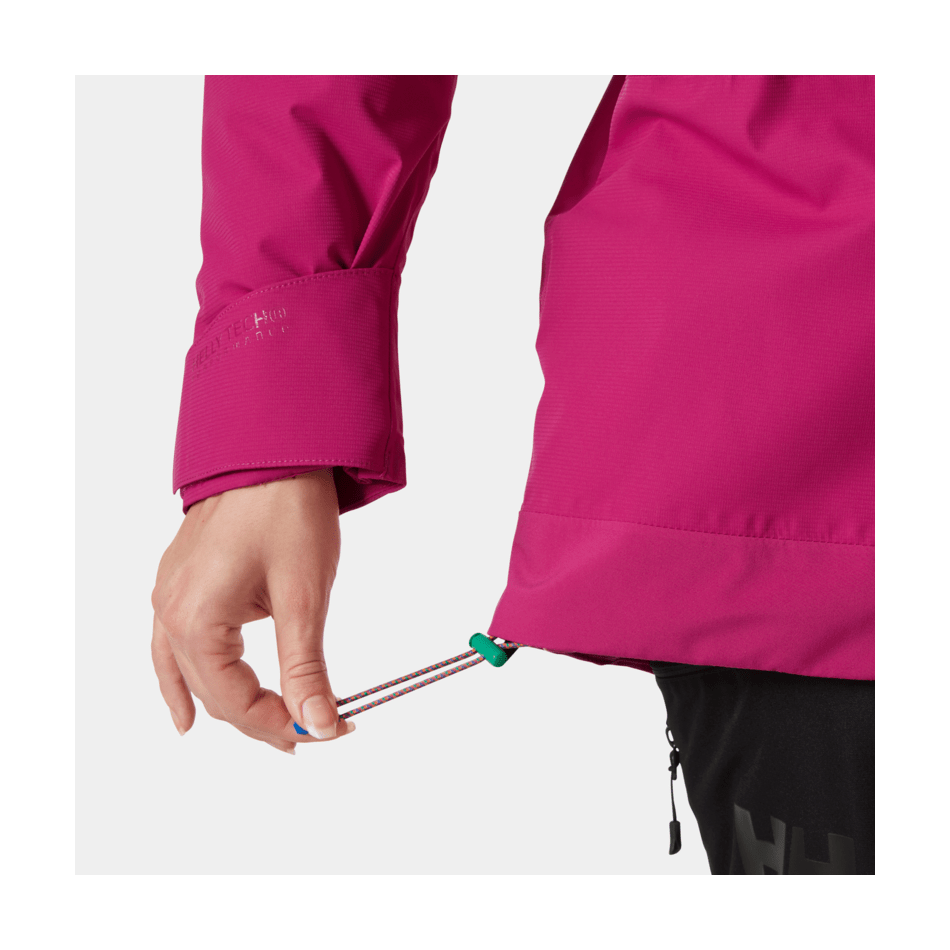 Helly Hansen Women's Powchaser Asym Jacket 2025-Snowboard/Ski Clothing-S-663 Magenta 2.0-Kunstadt Sports
