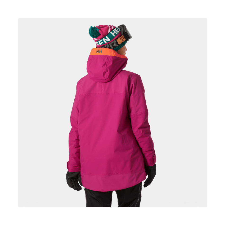 Helly Hansen Women's Powchaser Asym Jacket 2025-Snowboard/Ski Clothing-S-663 Magenta 2.0-Kunstadt Sports