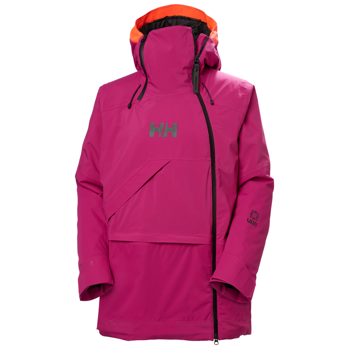 Helly Hansen Women's Powchaser Asym Jacket 2025-Snowboard/Ski Clothing-S-663 Magenta 2.0-Kunstadt Sports