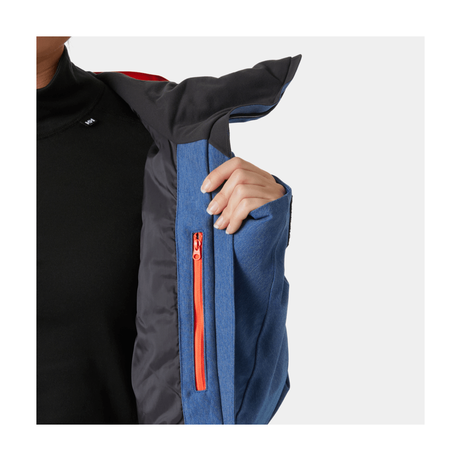 Helly Hansen Women's Powderqueen 3.0 Jacket 2025-Snowboard/Ski Clothing-S-607 Deep Fjord Denim-Kunstadt Sports