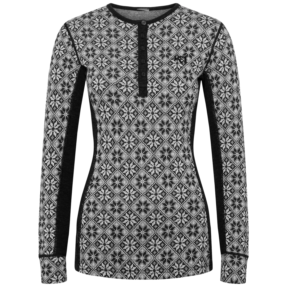 Kari Traa Women's Rose Long Sleeve Baselayer 2025-Snowboard/Ski Clothing-XS-Black-Kunstadt Sports