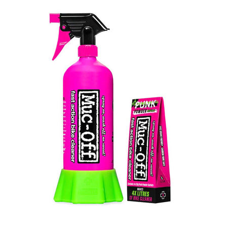 Muc-Off Punk Powder 4 x 30g with Aluminum Bottle Bike Cleaner-