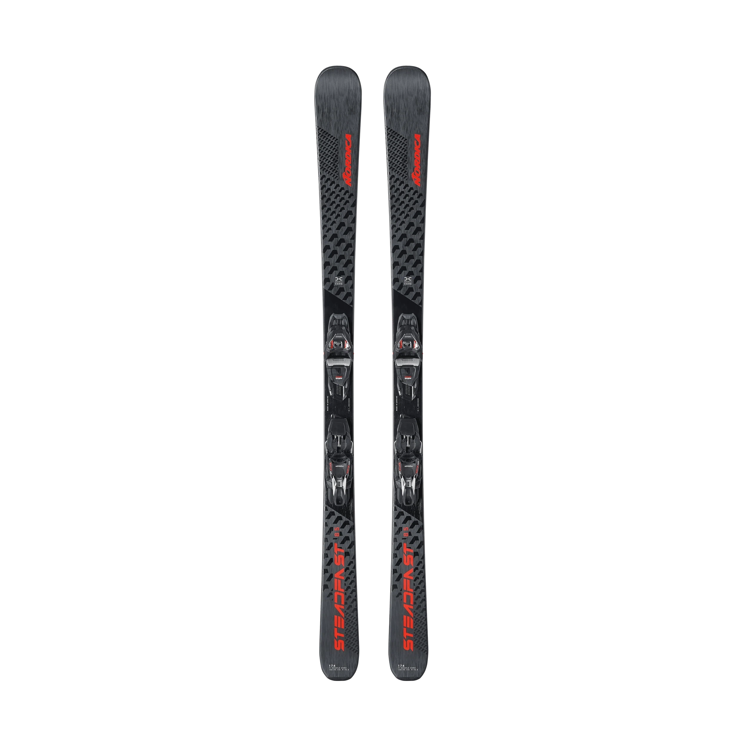 Nordica Steadfast 85 DC Ski + TPX 12 Binding 2025-Skis-162-Black - Red-Kunstadt Sports