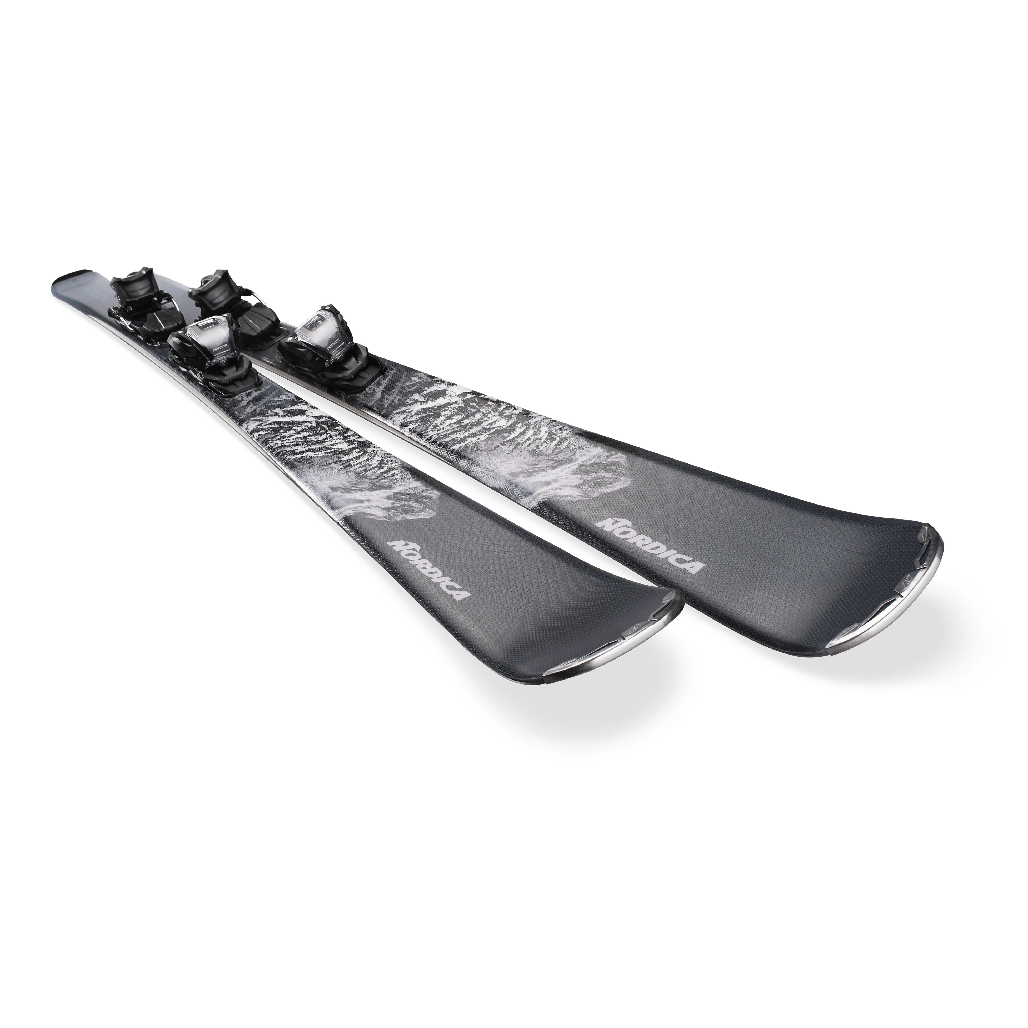 Nordica Wild Belle 74 Ski + TP2 Compact 10 Binding 2025-Skis-144-Grey - White-Kunstadt Sports
