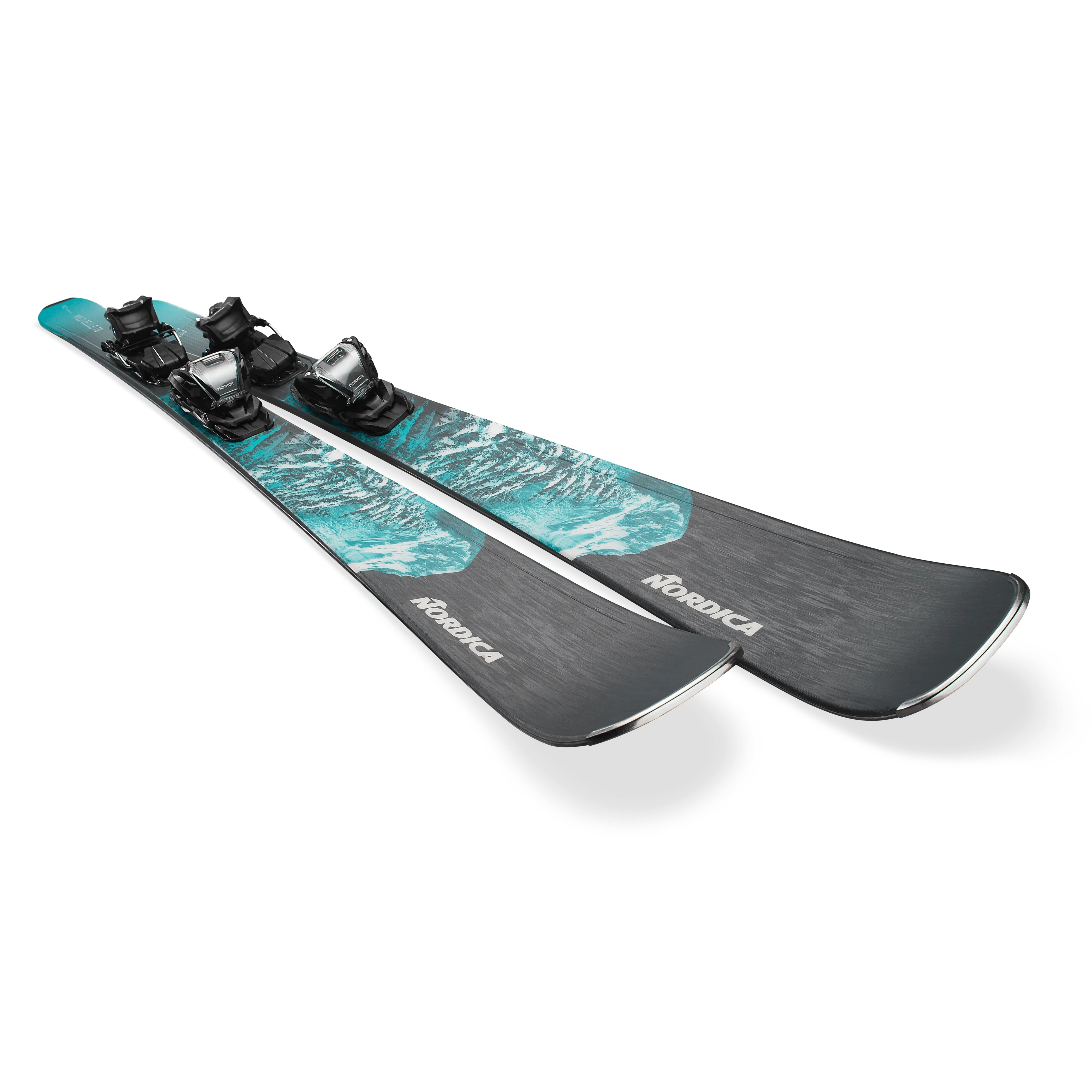 Nordica Wild Belle 78 CA Ski + TP2 Compact 10 Binding 2025-Skis-144-Anthrazite - Aqua-Kunstadt Sports