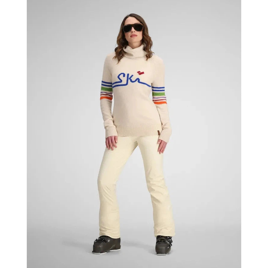 Obermeyer Women's Apres Vous Turtleneck 2025-Snowboard/Ski Clothing-XS-Sahara 24011-Kunstadt Sports