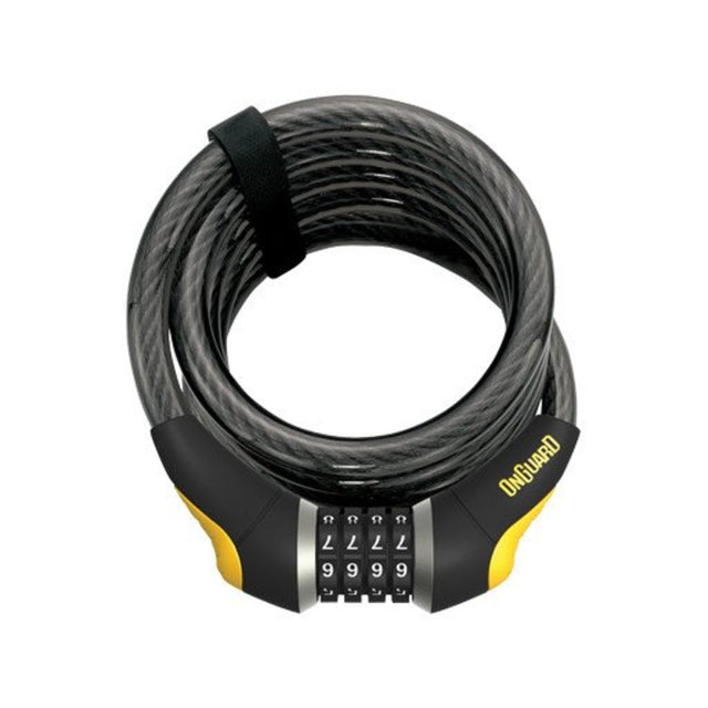 OnGuard Doberman 8030 Coil Cable Combination Lock / 185cm x 15mm-Locks