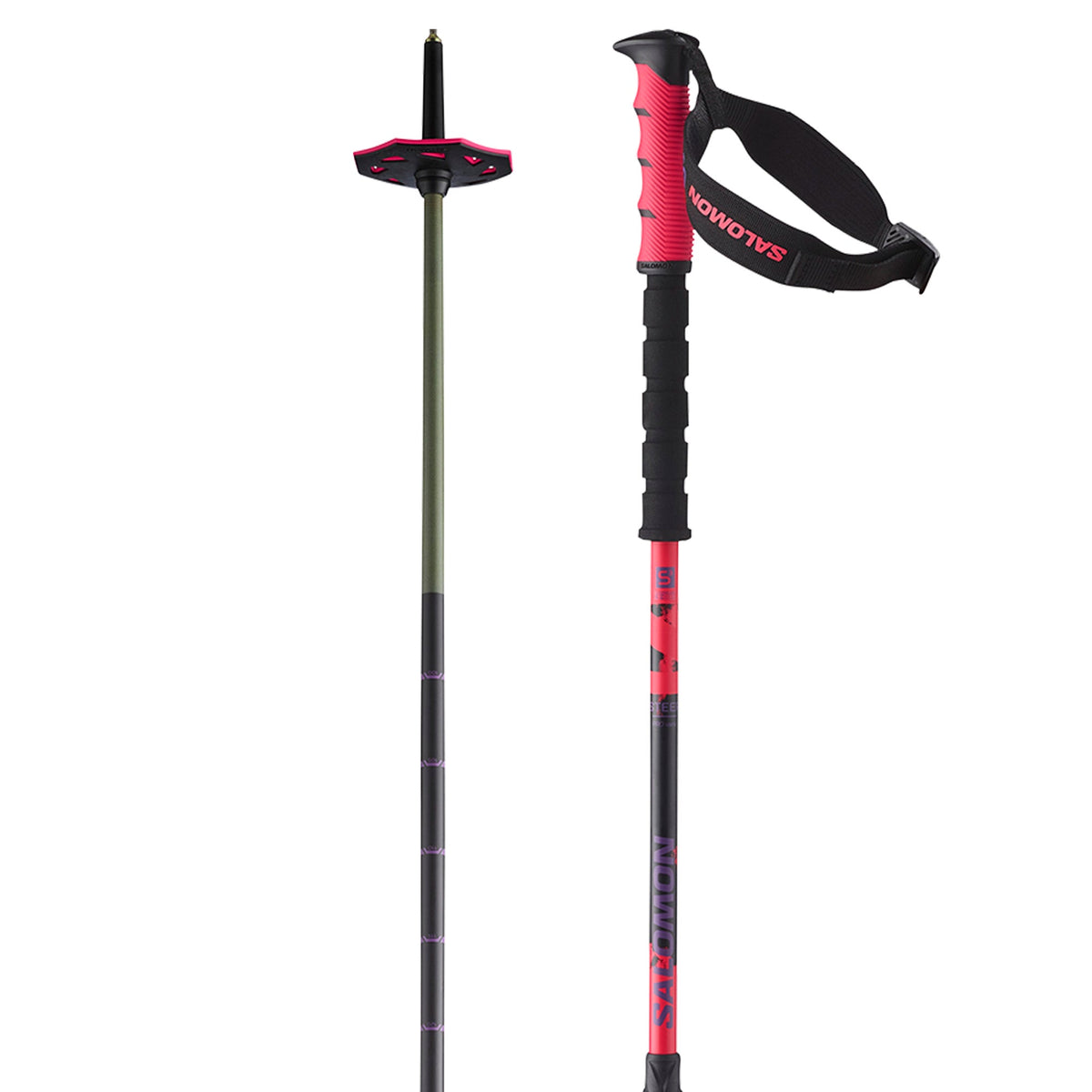 Salomon Steep Pro Vario S3 Adjustable Ski Poles 2027