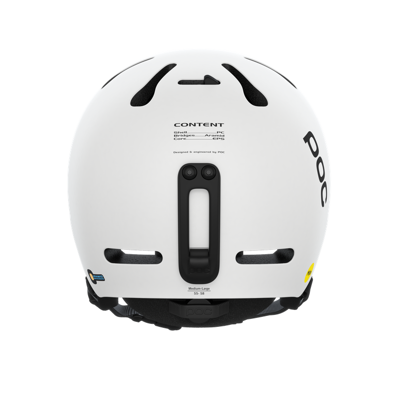POC Fornix MIPS Helmet 2025-Ski/Snowboard Helmets-XS-S/51-54-Hydrogen White Matt-Kunstadt Sports