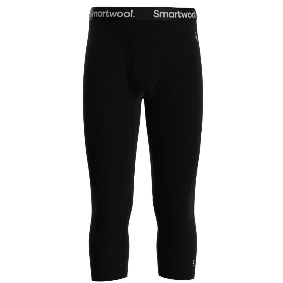 Smartwool Men's Classic Thermal Merino Base Layer 3/4 Bottom 2025-Snowboard/Ski Clothing-S-Black 001-Kunstadt Sports