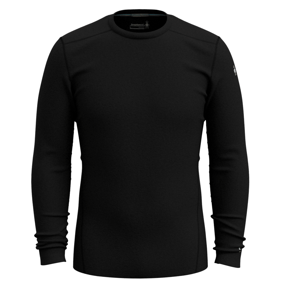 Smartwool Men's Classic Thermal Merino Base Layer Crew 2025-Snowboard/Ski Clothing-XS-Black 001-Kunstadt Sports