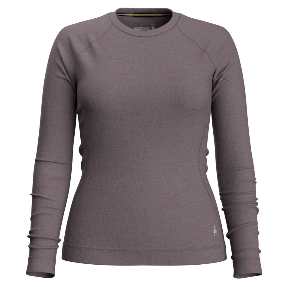 Smartwool Women's Classic Thermal Merino Base Layer Crew 2025-Snowboard/Ski Clothing-XS-Chalk Violet Heather N81-Kunstadt Sports