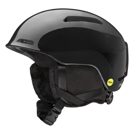 Smith Glide Junior MIPS Helmet 2025-Ski/Snowboard Helmets-Youth Xtra-Small 48-52CM-Black-Kunstadt Sports