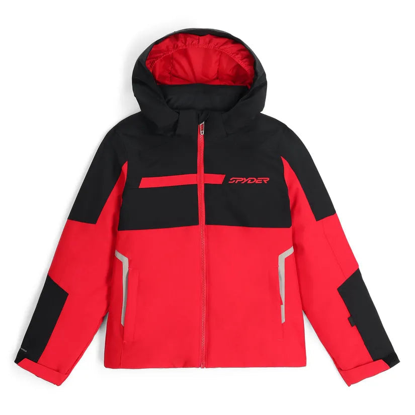 Spyder Junior Challenger Jacket 2025-Snowboard/Ski Clothing-10-SPYDER RED-Kunstadt Sports