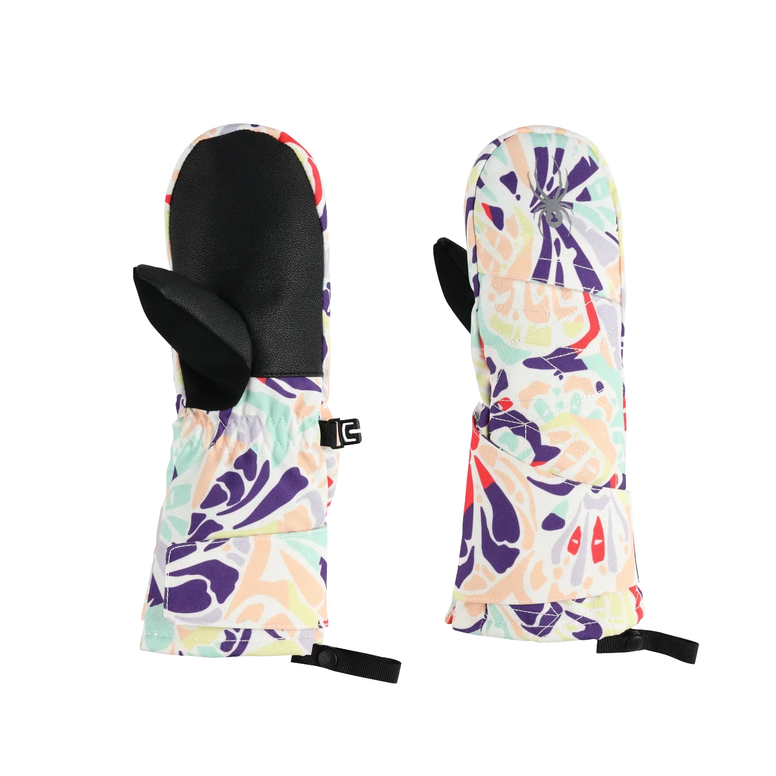 Spyder Junior Toddler Cubby Ski Mitten 2025-Outerwear Accessories-BUTTERFLY MULTI-M-Kunstadt Sports