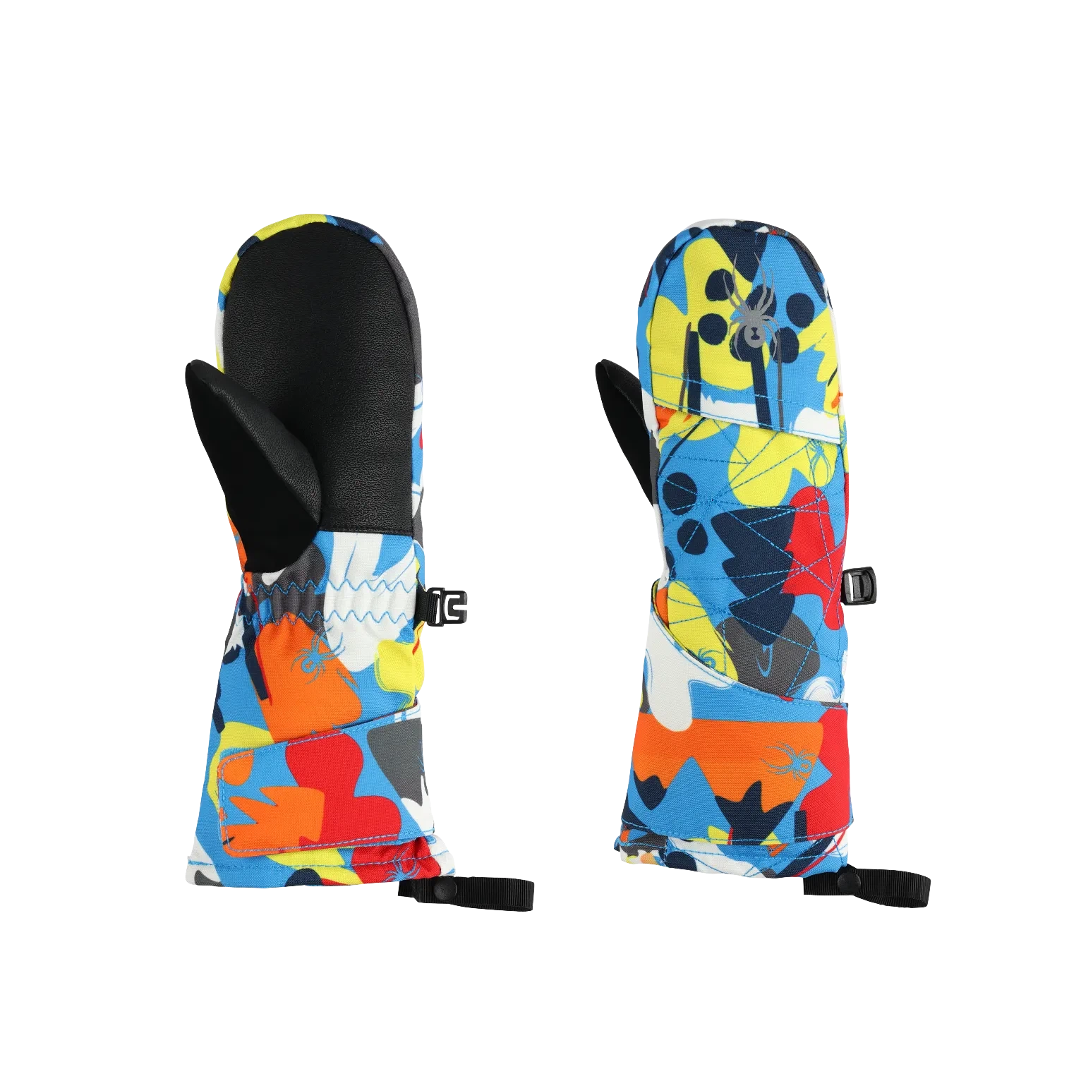 Spyder Junior Toddler Cubby Ski Mitten 2025-Outerwear Accessories-YETI CAMO AETHER BLUE-M-Kunstadt Sports