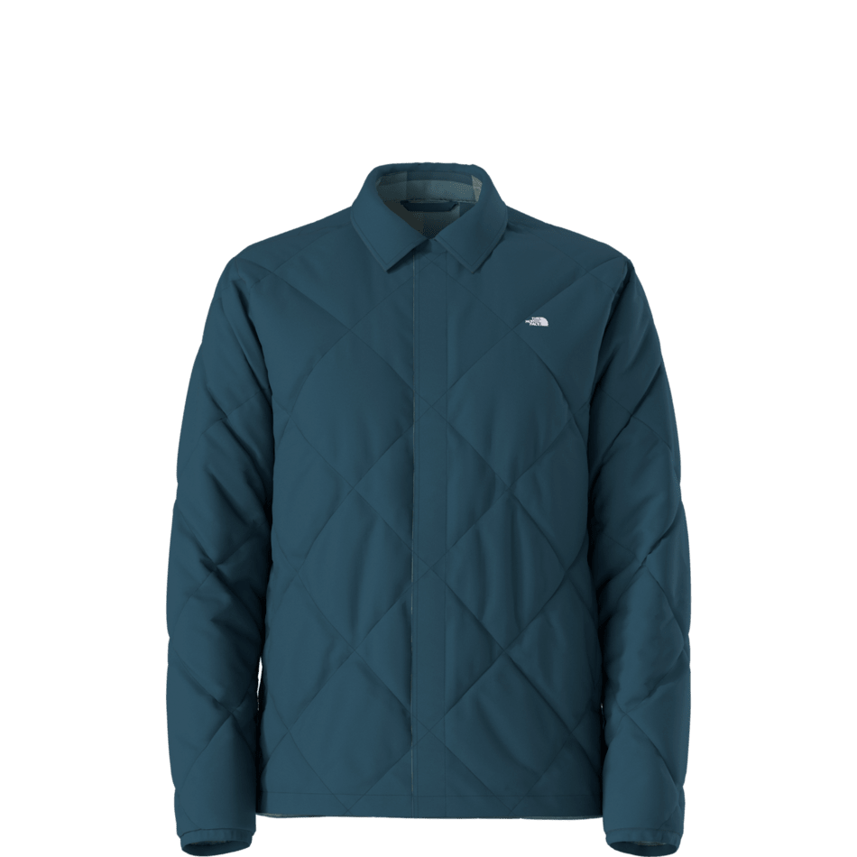 The North Face Men's Afterburner Insulated Flannel 2025-Snowboard/Ski Clothing-L-Midnight Petrol-Kunstadt Sports