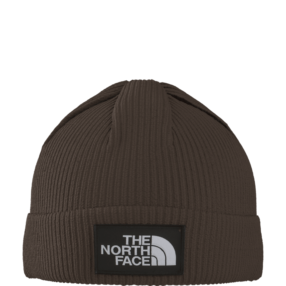 The North Face Unisex TNF Logo Box Cuf Beanie 2025-Outerwear Accessories-One Size-Smokey Brown-Kunstadt Sports