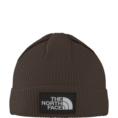 The North Face Unisex TNF Logo Box Cuf Beanie 2025-Outerwear Accessories-One Size-Smokey Brown-Kunstadt Sports