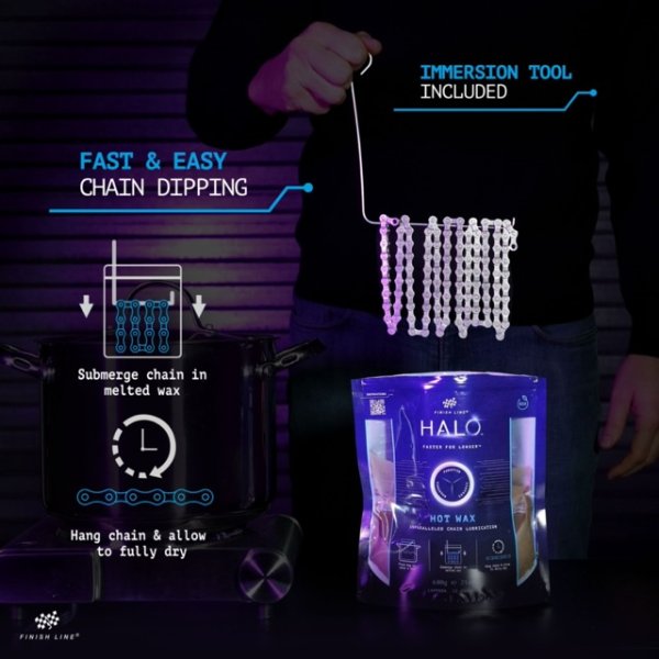 Finish Line HALO HOT WAX Lube 600g