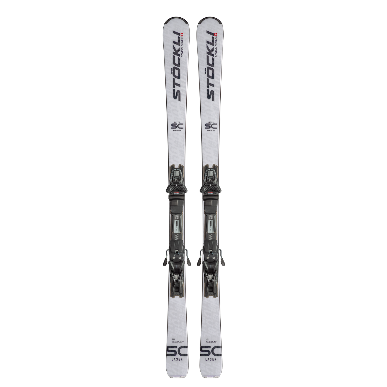 Stockli 2024 Laser SC Ski + MC11 Black Matte/Shine Binding
