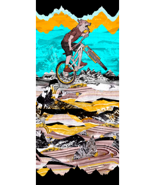 Smartwool 2023 Chaussettes Bike Zero Cushion Wolf Print pour homme