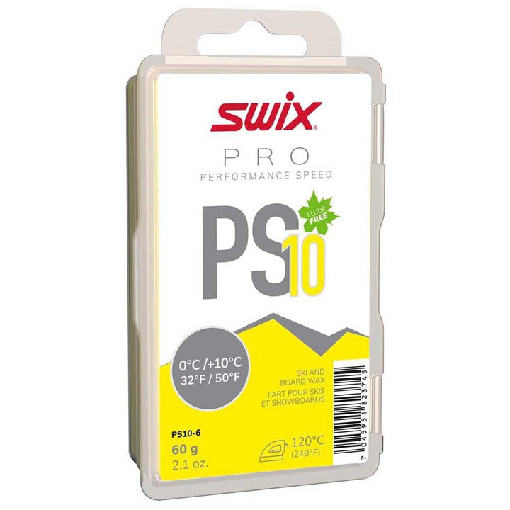 Fart Swix Pro Performance Speed PS10 Jaune 0C à +10C