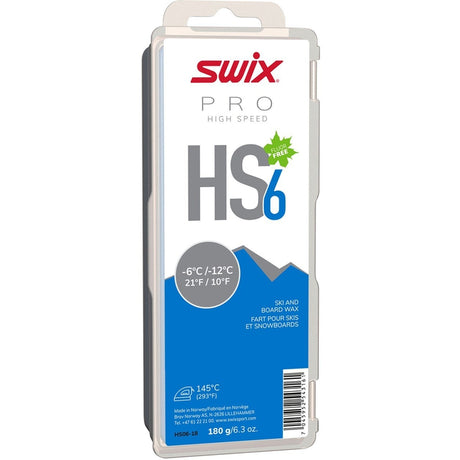 Swix Pro High Speed HS6 Blue -6C to -12C Wax