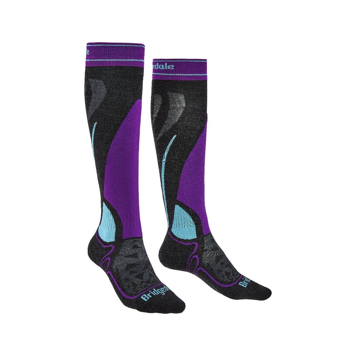 Bridgedale 2024 Chaussettes de ski Endurace en mérinos d'épaisseur moyenne pour femmes