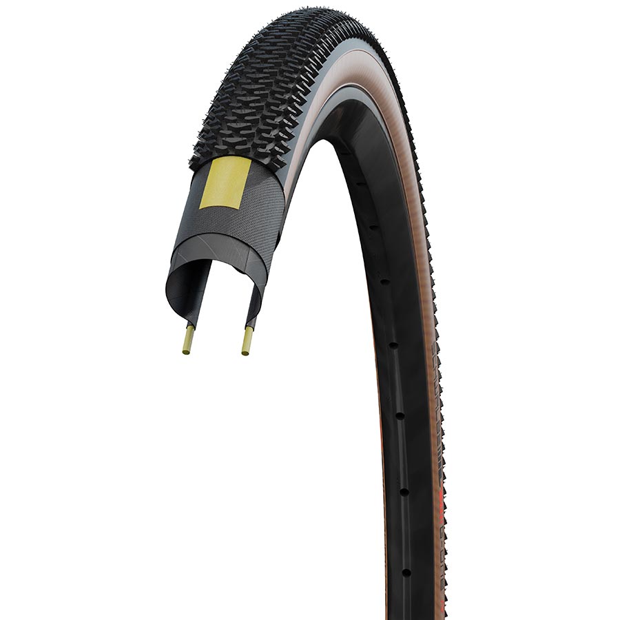 Schwalbe G-One R Pro Folding Tubeless Ready Addix Race V-Guard - Thumbnail 2