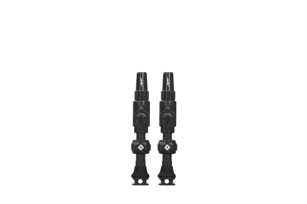 Muc-Off Big Bore Lite Medium Tubeless Valve Presta 35mm Black Pair