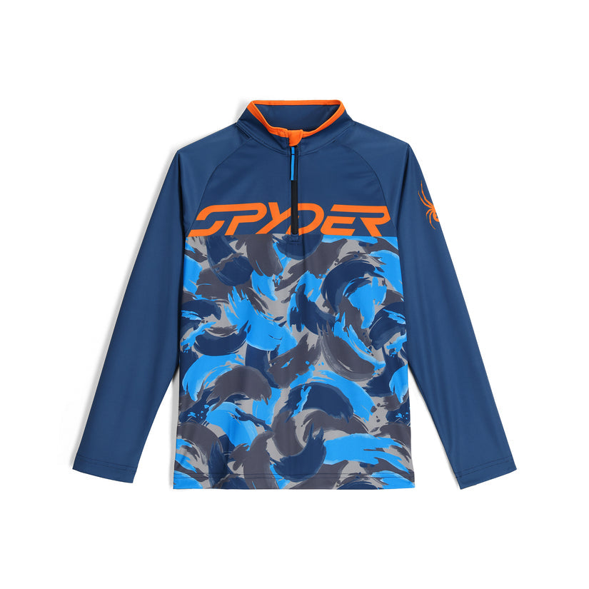 Spyder Junior Camo 1/2 Zip 2025