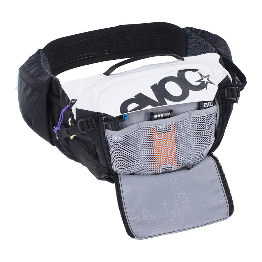EVOC, Hip Pack Pro 3 +1.5L Bladder, Hip Pack, 3L, Included (1.5L), Black