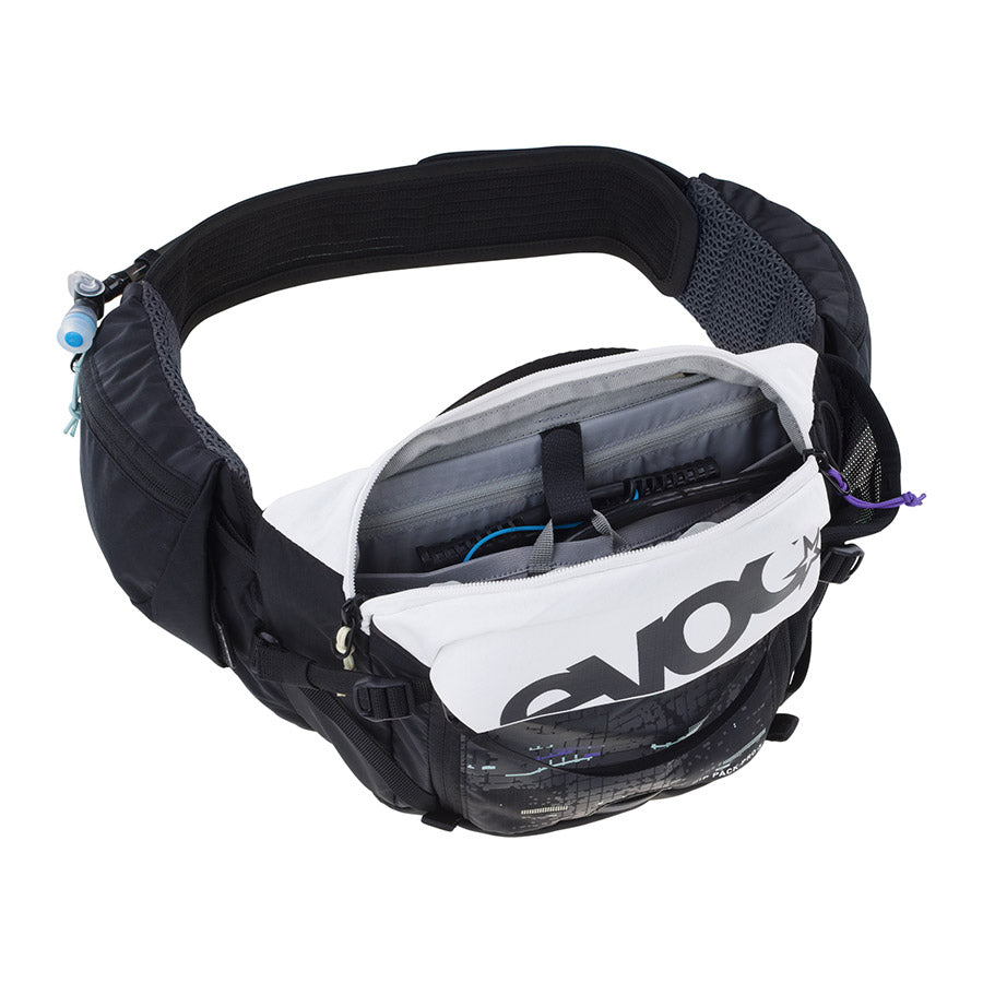 EVOC, Hip Pack Pro 3 +1.5L Bladder, Hip Pack, 3L, Included (1.5L), Black