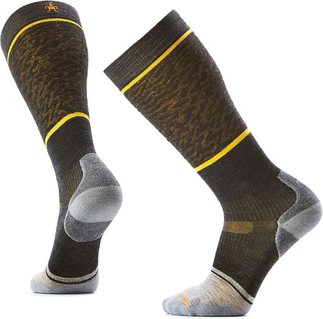 Chaussettes de snowboard Smartwool pour hommes avec coussinet ciblé Retro Line au-dessus du mollet 2025